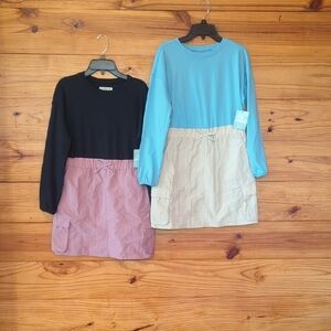 Magellan Girls NWT L 10/12  Long Sleeve Dress Bundle